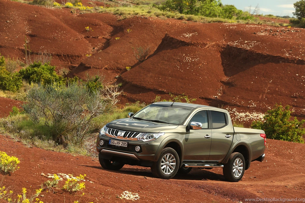 Mitsubishi L200 Double Cab Pickup Cars 4wd 4x4 2015 Wallpapers ...