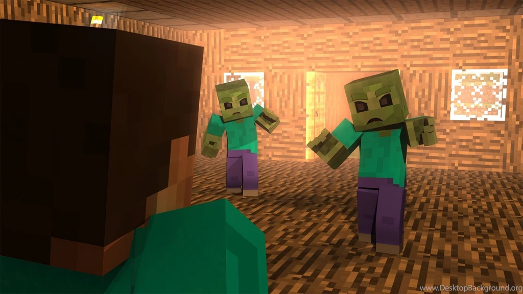 FREE DOWNLOAD] Minecraft HD 4K Wallpapers   "Zombie Attack"   YouTube