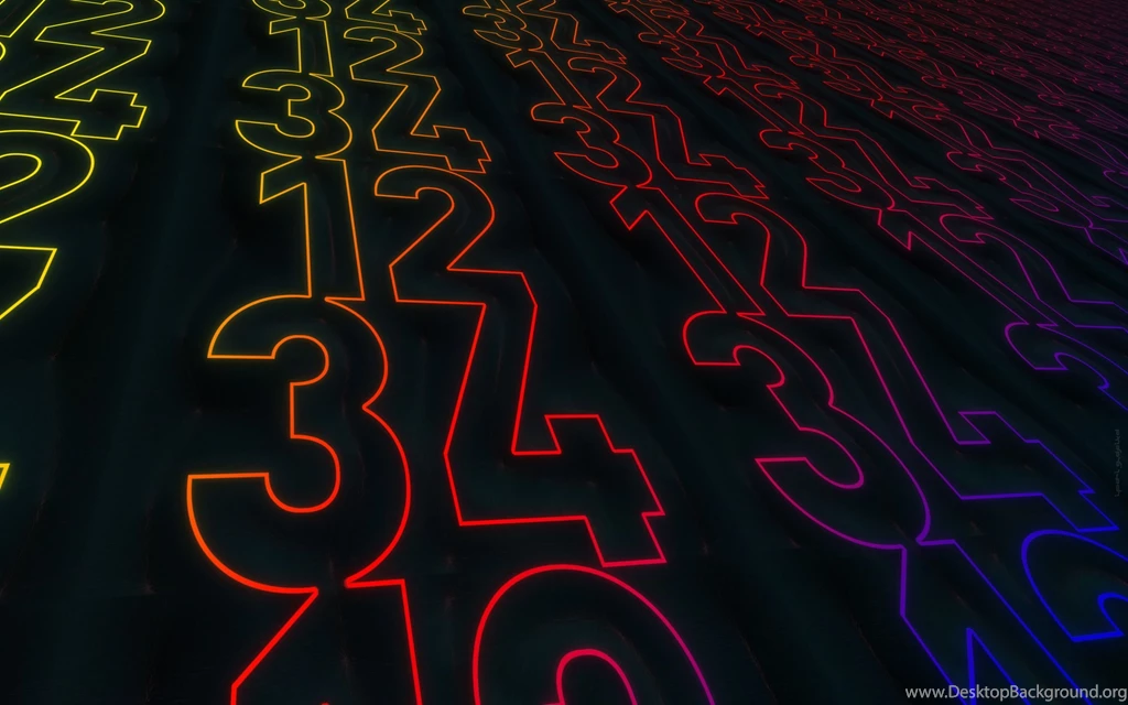 Amazing Abstract Numbers Wallpapers HD