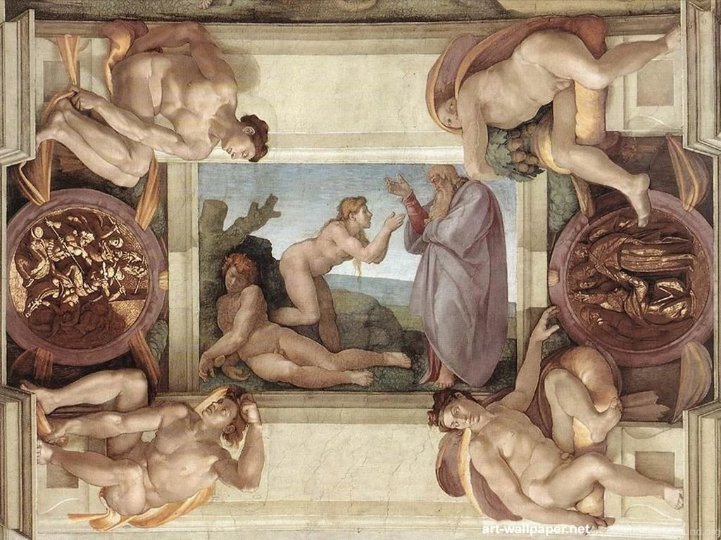 6 Michelangelo Buonarroti Painting Wallpapers 929 :: Michelangelo ...