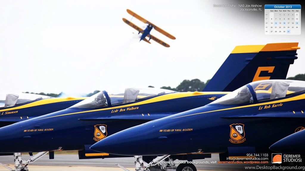 2013 10 October – Stearman Blue Angels Airshow Jacksonville FL ...