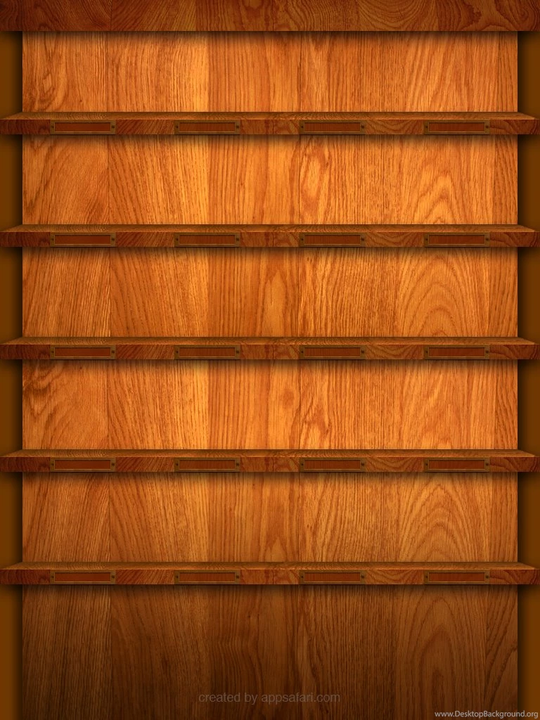 iPad Shelf Wallpapers Template And Contest