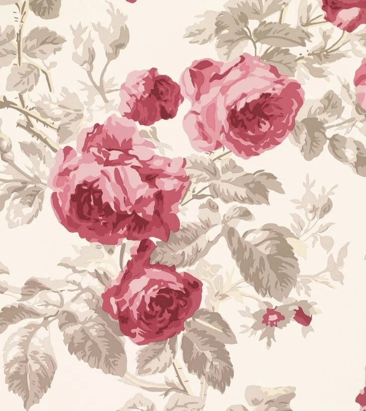 Laura Ashley Wallpapers Roses Cassis Floral / Patterned / Damask ...