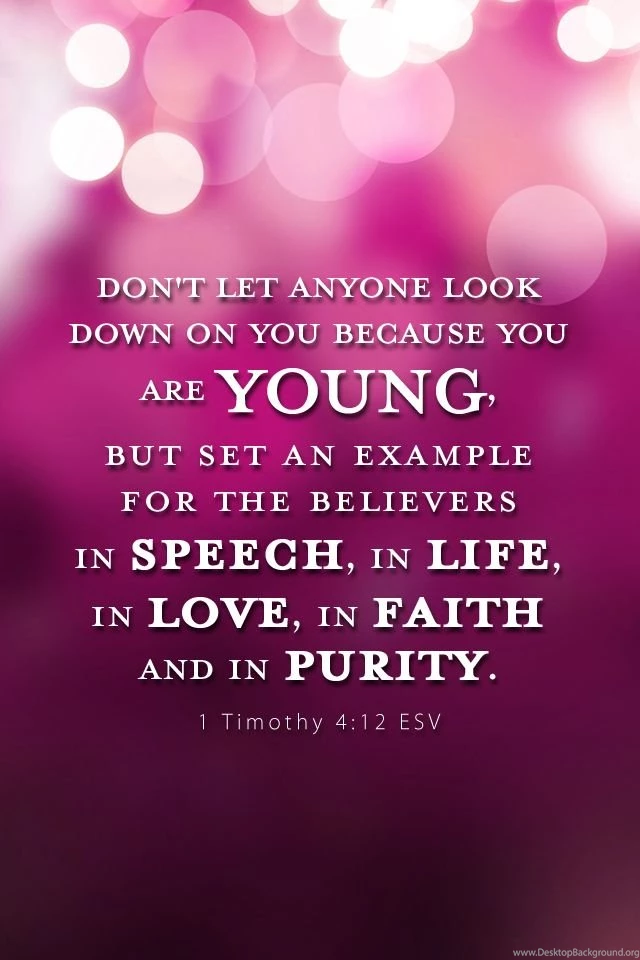 1 Timothy 4:12 (iPhone)