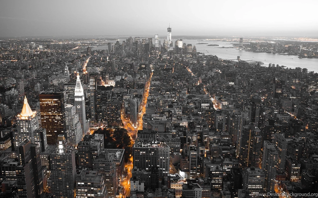 Download New York City By Night HD Wallpapers For 2880 X 1800 ...