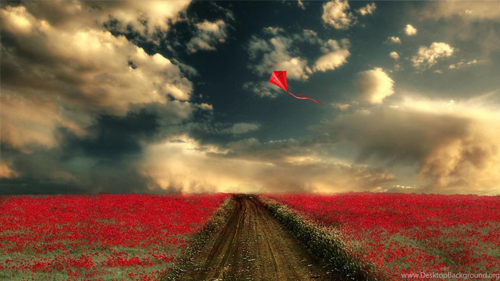 Clouds Flowers Deviantart Kite Wallpapers