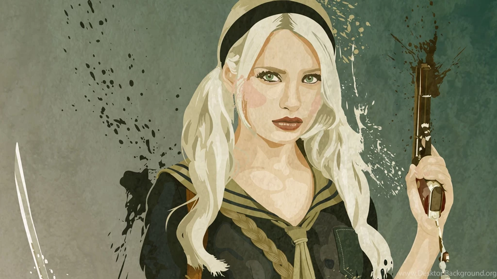 Download Wallpapers 3840x2160 Sucker Punch, Girl, Blonde, Pistol ...