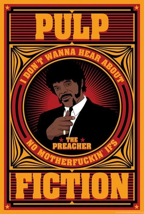 Jules Winnfield Pulp Fiction Poster By Mike @ GreyMatter.meThis ...