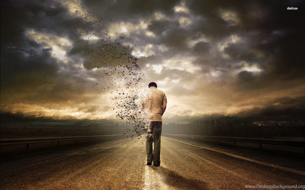 Shattered Man On The Road Wallpapers   Digital Art Wallpapers