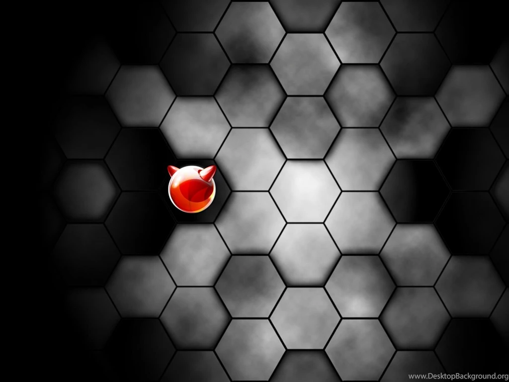 Freebsd wallpaper dark grid hex By Ipodpunker On DeviantArt