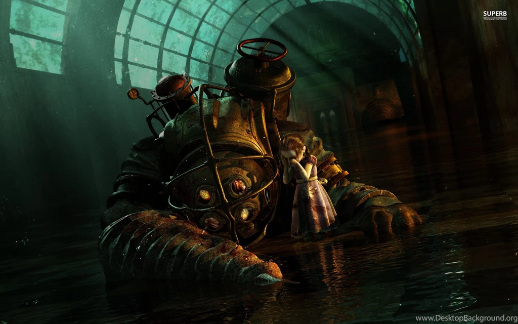 1920x1080px Bioshock Scene