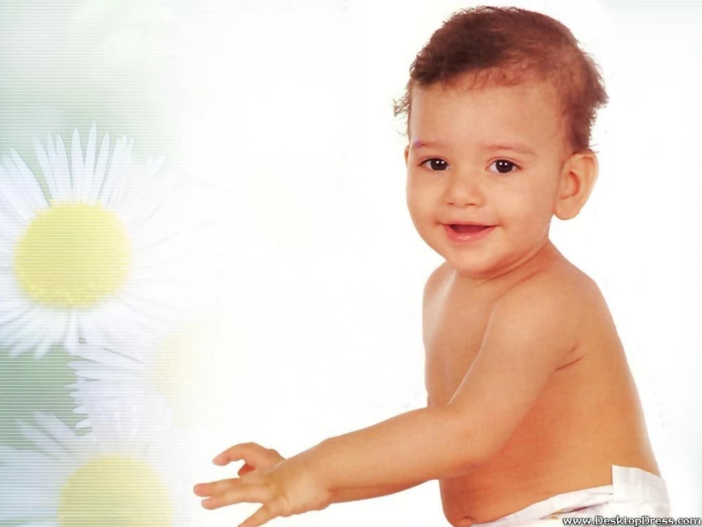 Desktop Wallpapers » Babies Backgrounds » Sweet Smiling Baby Cute ...