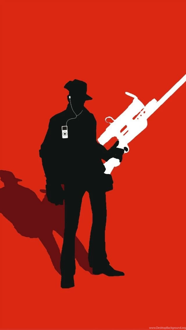 Red IPhone5 TF2 Silhouette By Cwegrecki On DeviantArt