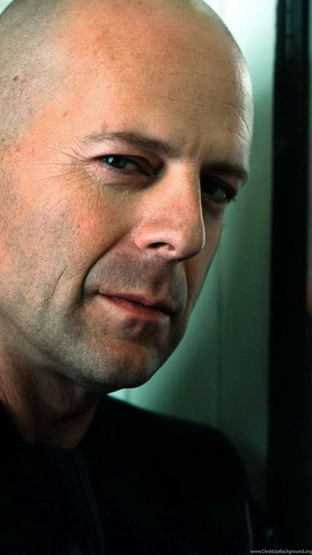 Download Wallpapers 1080x1920 Bruce Willis, Bald Head, Man ...