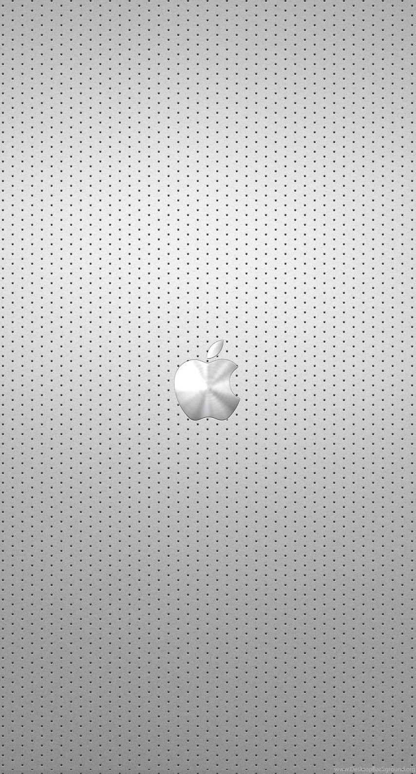 Cool White Apple Logo