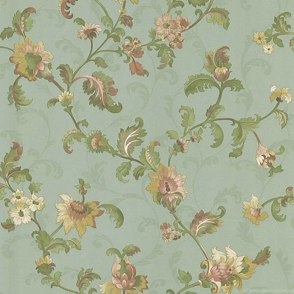 983 49035 Green Chintz Beaulieu Mirage Wallpapers