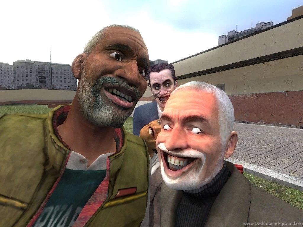 Alyx Vance Eli Vance G Man Half Life Half Life 2 Wallpapers ...