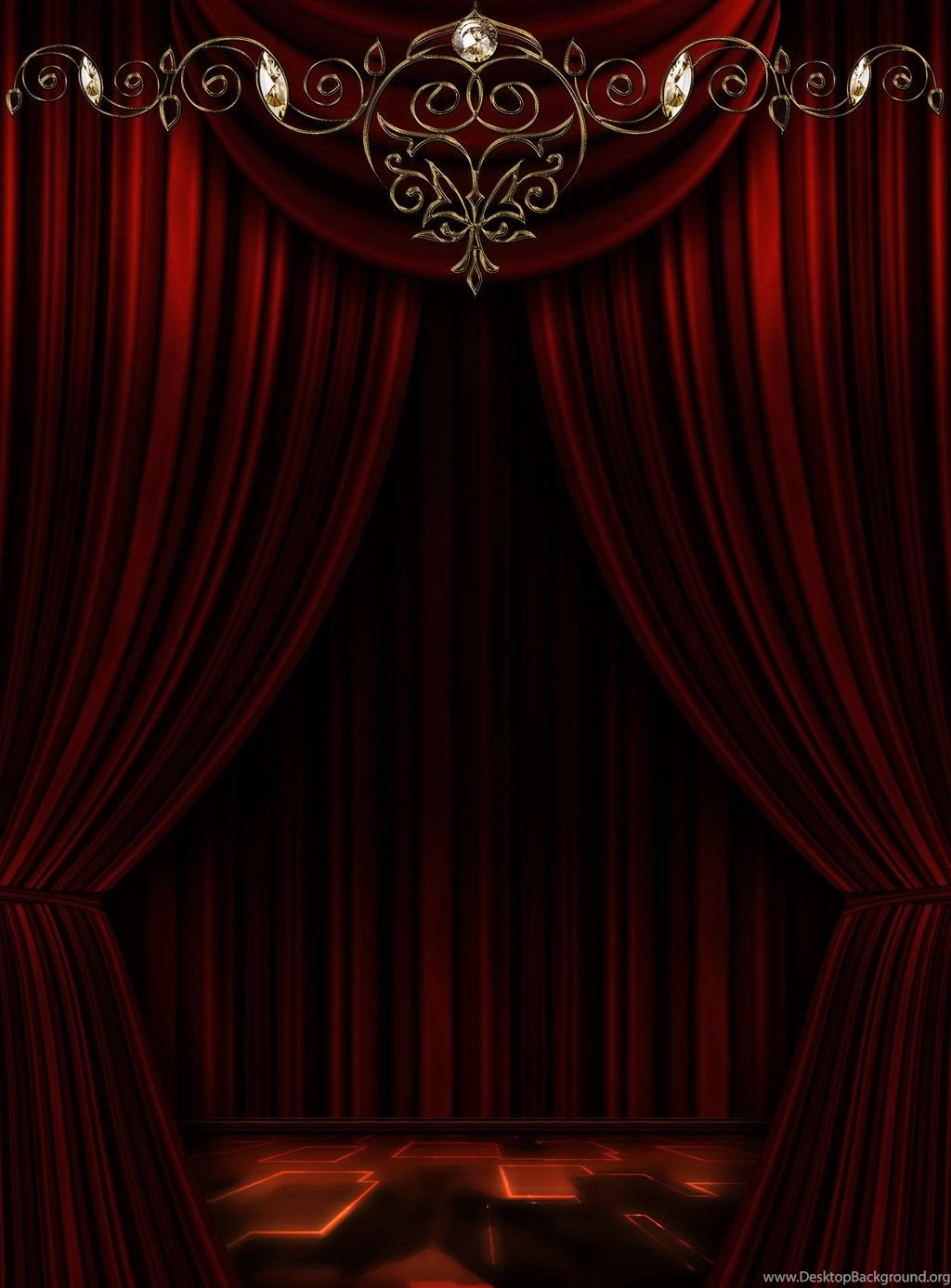 Red Backgrounds Theatre Scene By Lyotta On DeviantArt