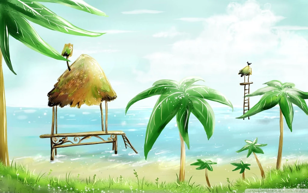 Summer Cartoon, Sunny, 1920x1200 HD Wallpapers And FREE Stock Photo