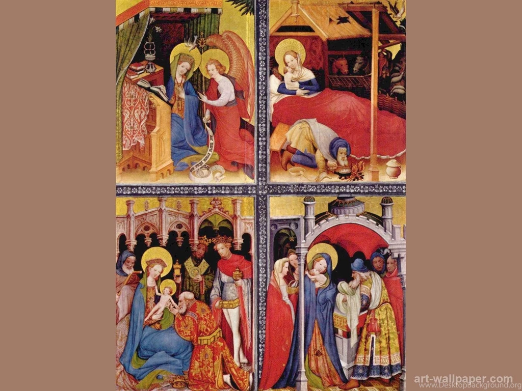 Passion Altar (Wildungen Altar) Left Wing: Maria ...