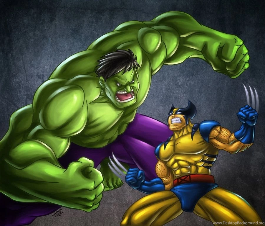 Hulk Vs Wolverine By GONZZO On DeviantArt