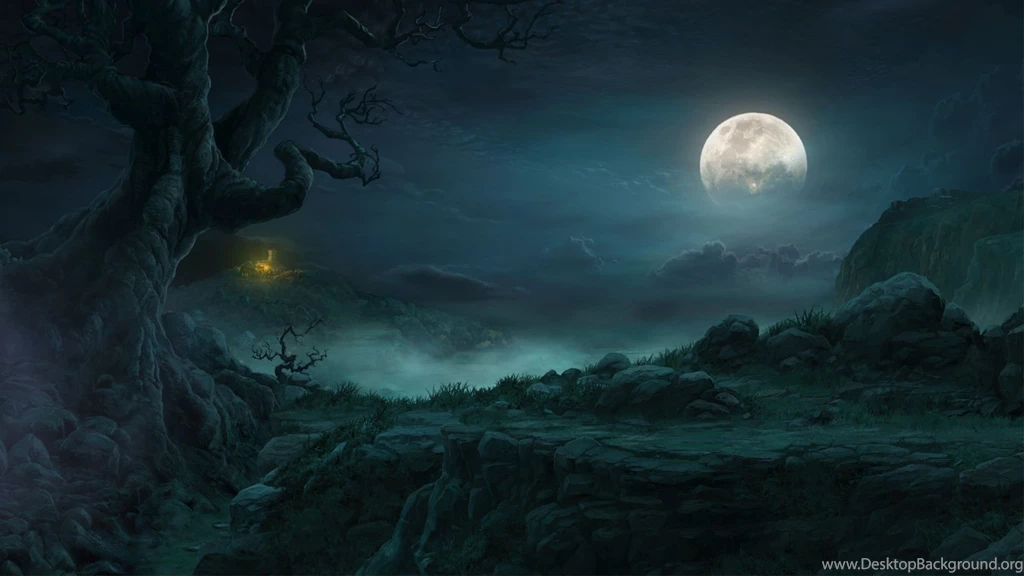 Tree At Night Computer Wallpapers 4415 Amazing Wallpaperz