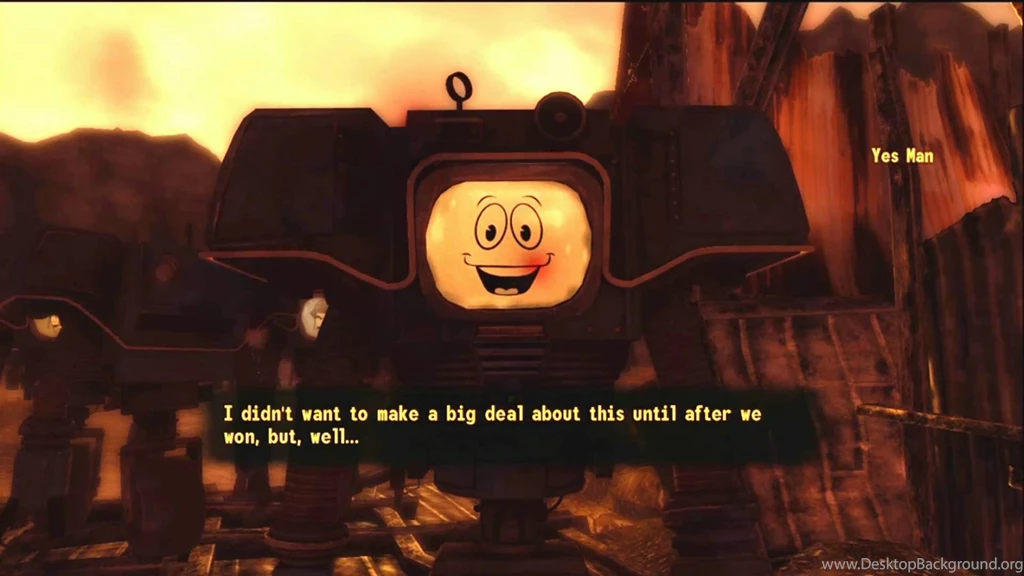 Fallout New Vegas YES MAN Ending GLITCH YouTube
