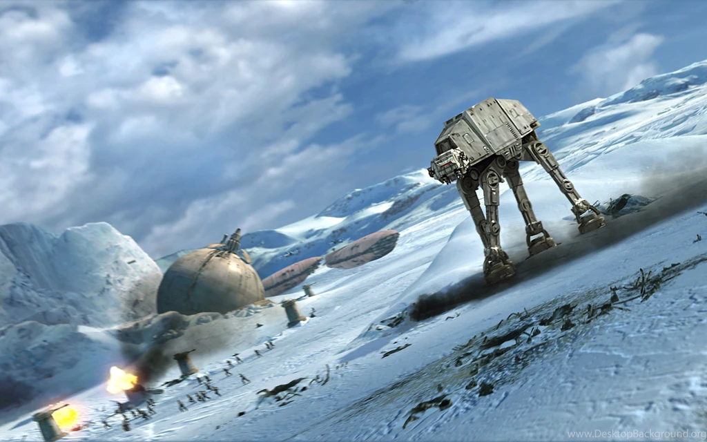Star Wars, Battle, Hoth, AT AT :: Wallpapers