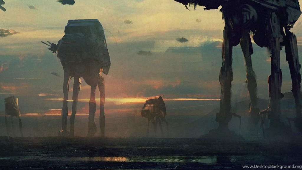 AT AT Walker Star Wars Gritty Concept [1600x900] : Wallpapers