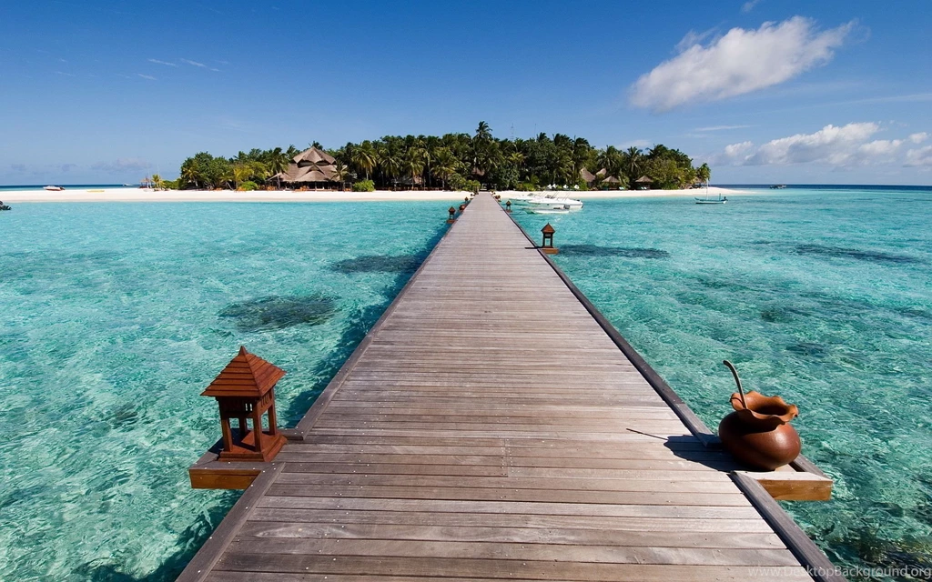 Bridge Tropical Island Wallpapers