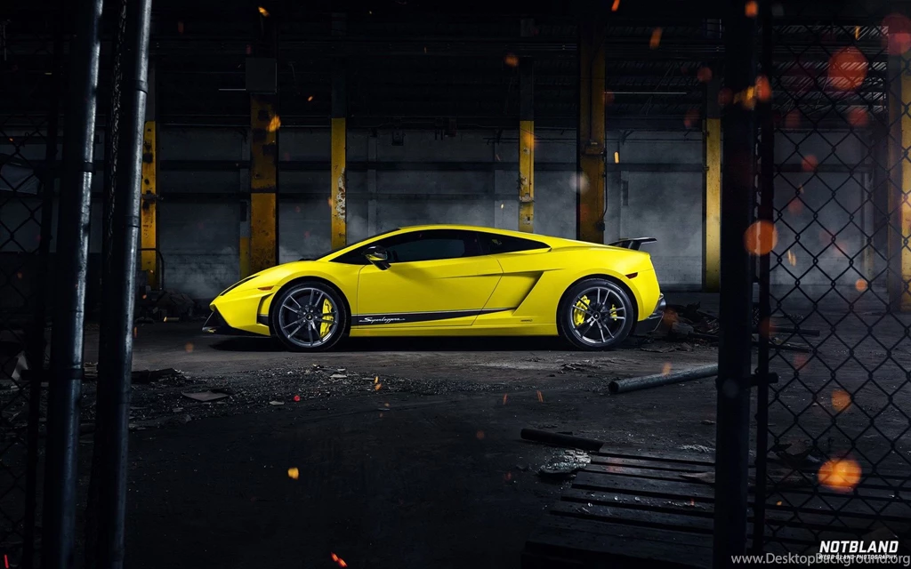 Car Lamborghini Gallardo Superleggera Yellow Side Warehouse ...