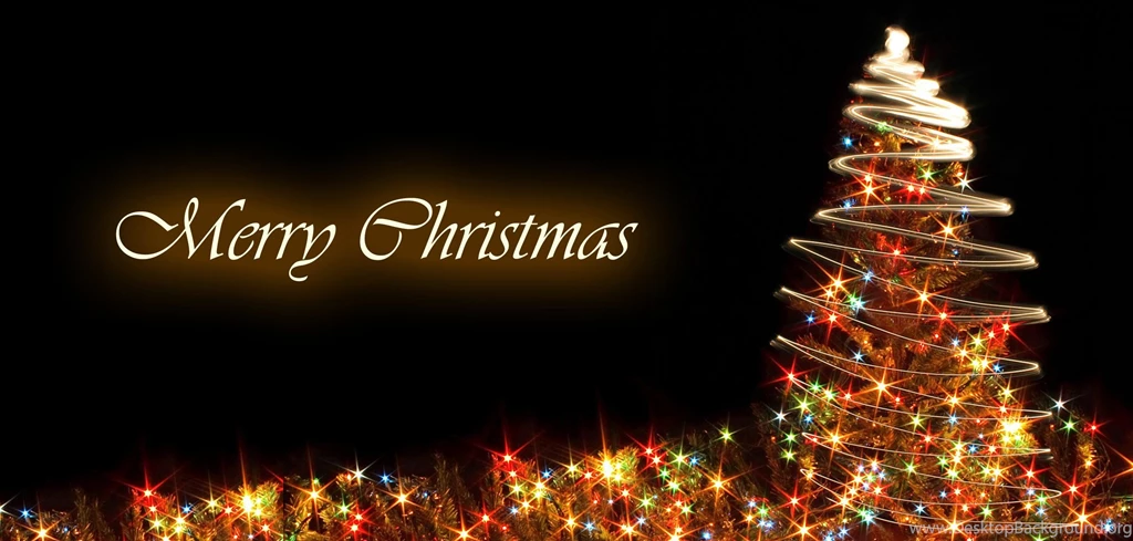 Colorful Christmas Lights From A Christmas Tree HD Wallpapers