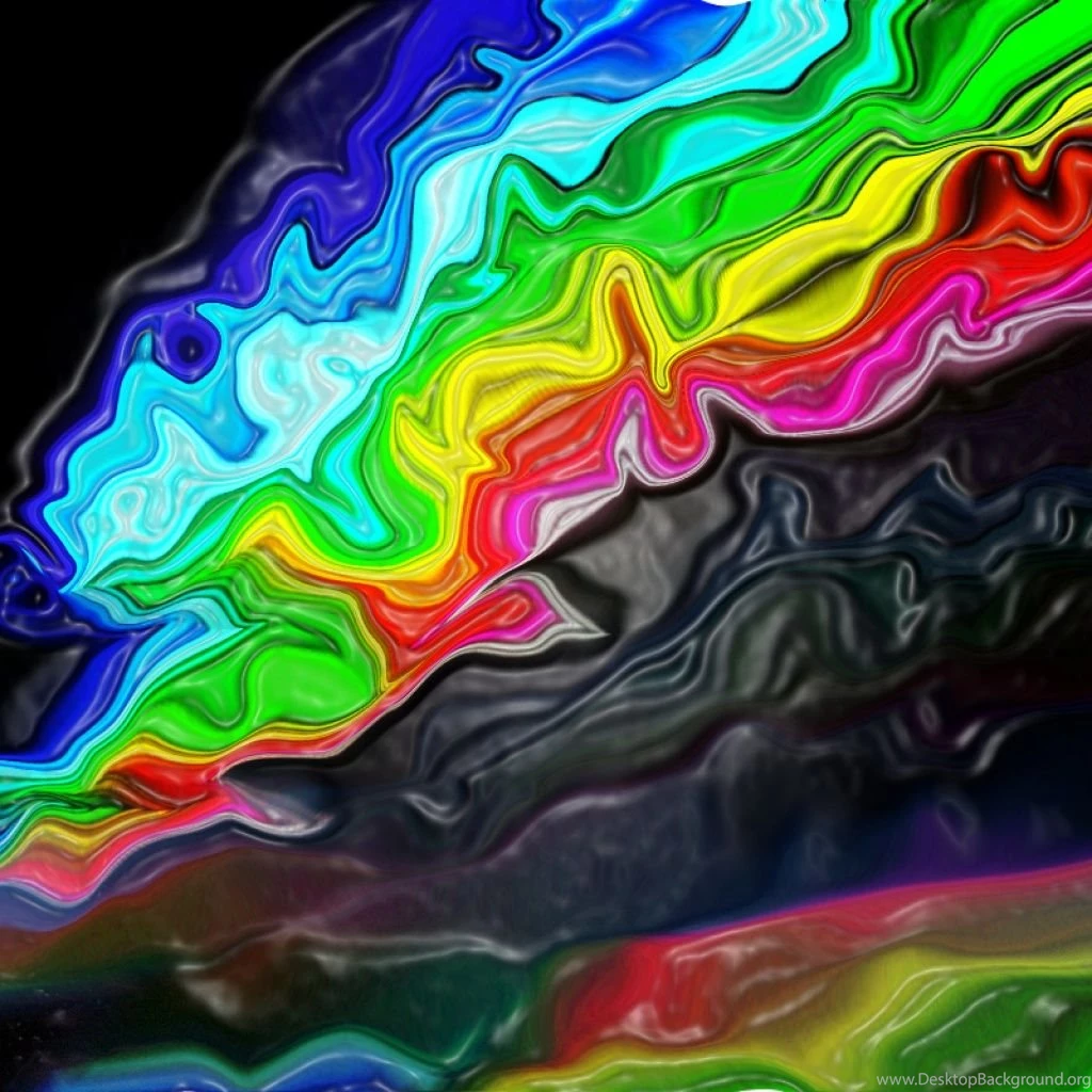 Trippy Colorful iPad 1 & 2 Wallpapers