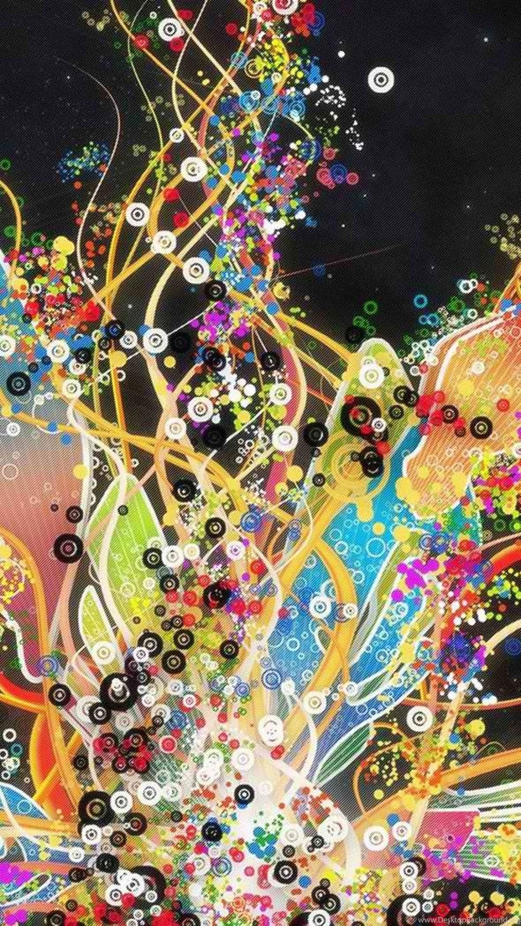 Trippy Colorful S4 Wallpapers
