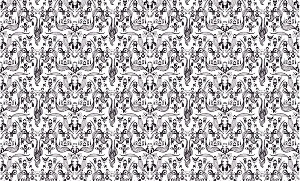 ZNAK Wallpapers Lets You Peel It Off And Stick It On However You ...