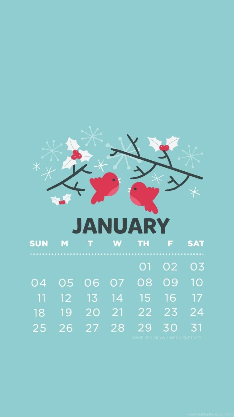Download January 2015 Desktop / iPhone / iPad Lock Screen ...