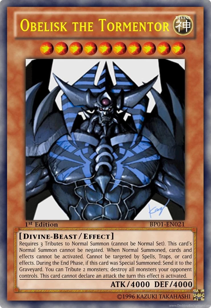 Obelisk The Tormentor By Kai1411 On DeviantArt