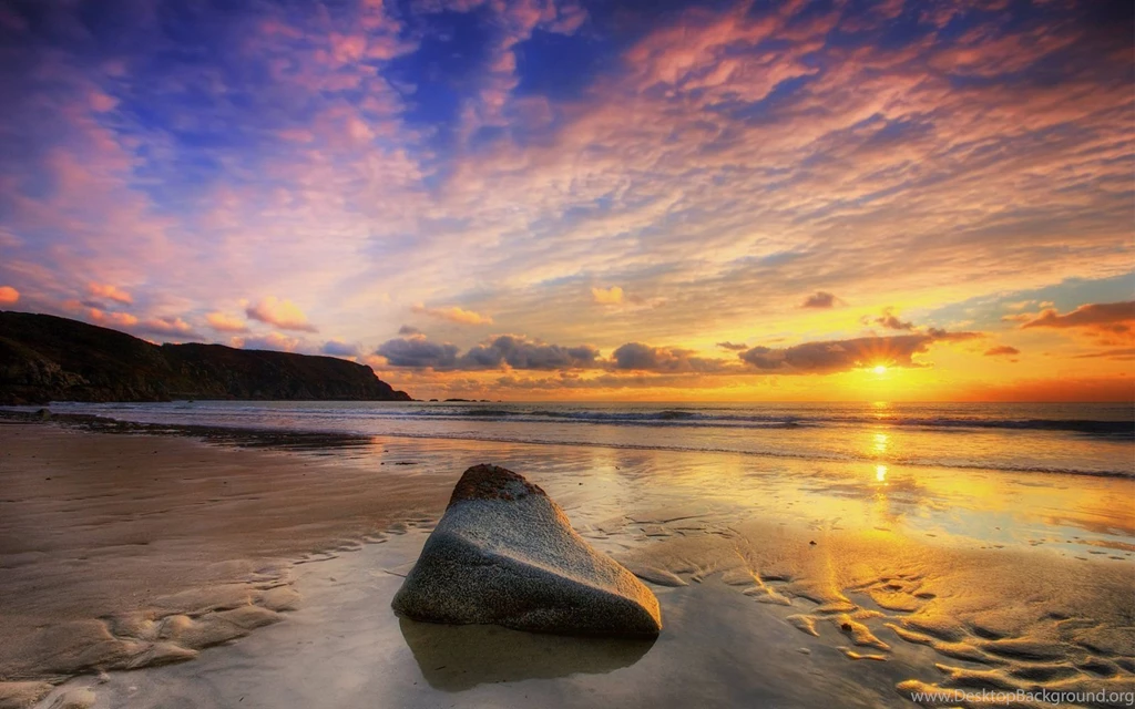Download Sunset Beach HD Wallpapers For Desktop
