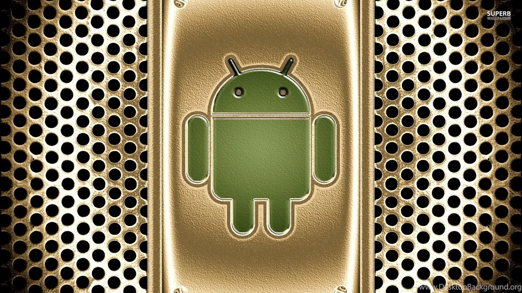 Golden Android Logo Wallpapers Computer Wallpapers