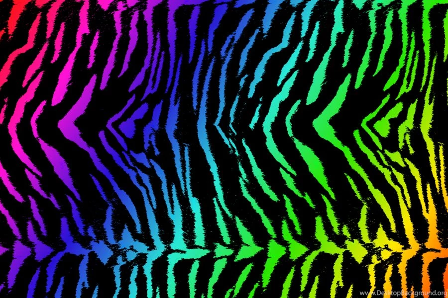Rainbow Tiger Stripes Wallpapers By Malese2 On DeviantArt