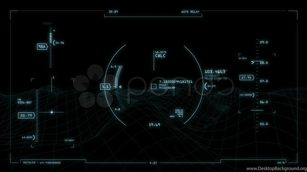 Futuristic Interface Animation With 3D Terrain Hd (Seamless Loop ...