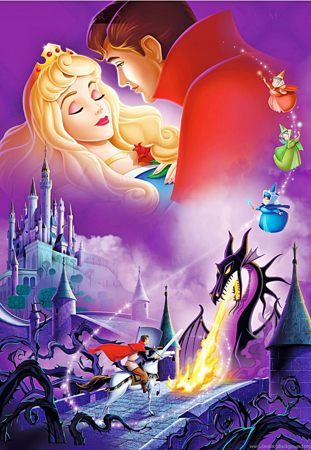 Walt Disney Characters Sleeping Beauty HD Image Wallpapers For ...
