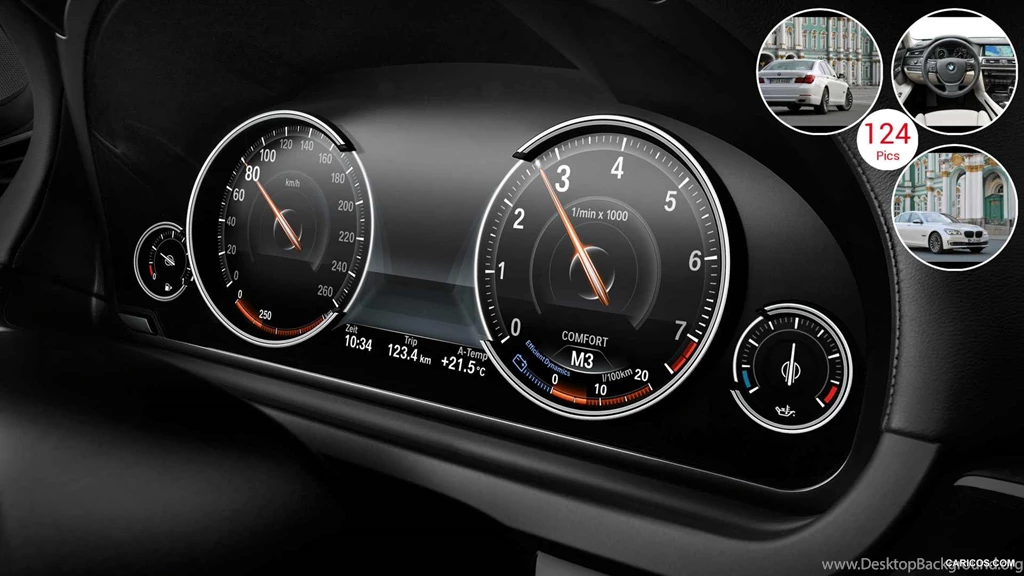 2013 BMW 7 Series Multifunctional Instrument Display Comfort Mode ...