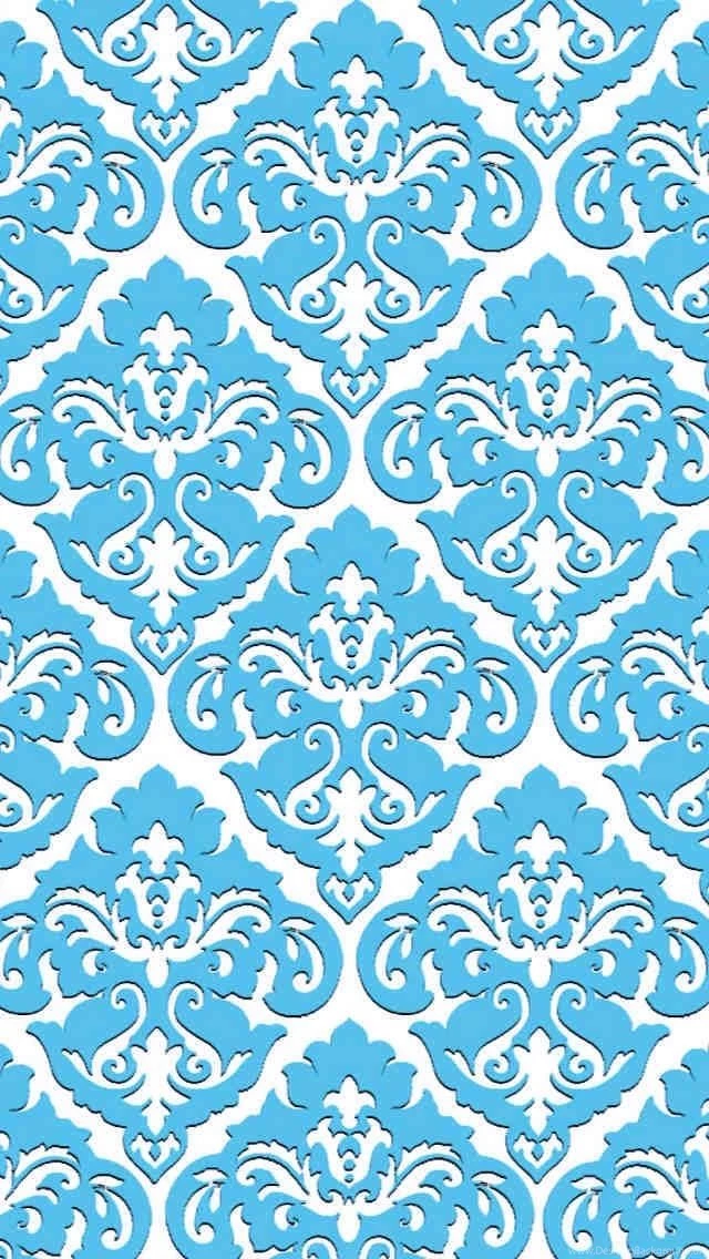 Light Blue Pattern; iPhone Wallpaper.