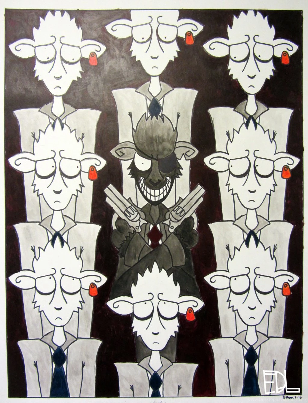 The Black Sheep In The Flock By InkBleederWolf On DeviantArt