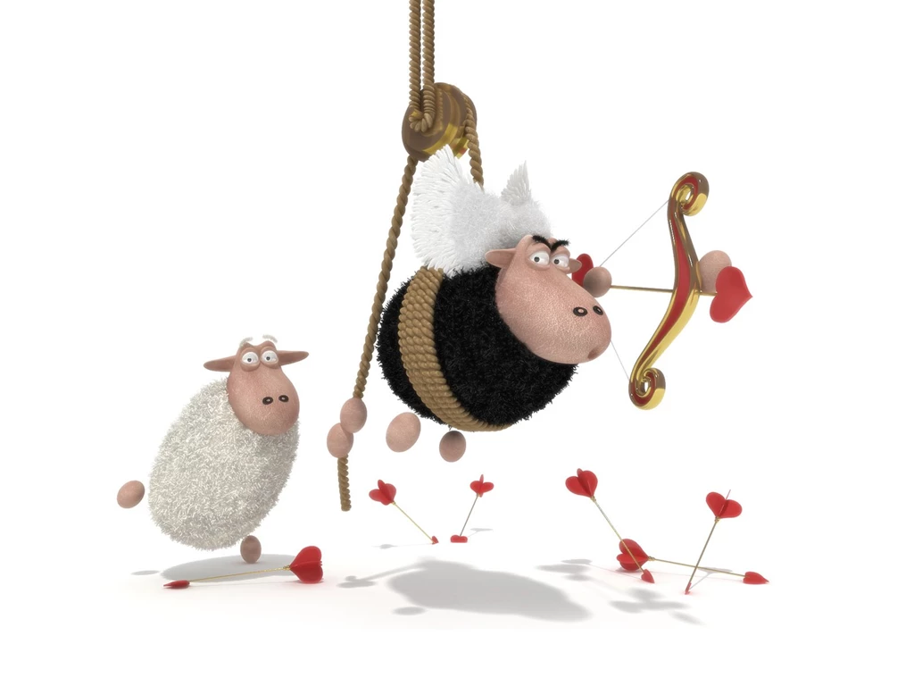 Sheep Cupid Wallpapers