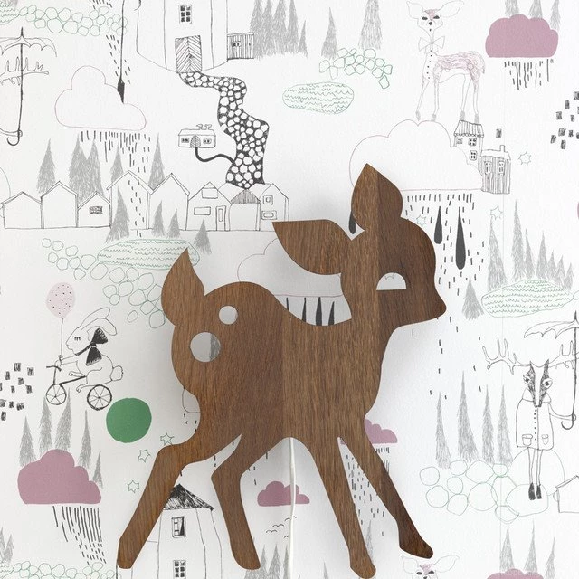 In The Rain Kids Wallpapers   Modern   Nursery Decor   By ...