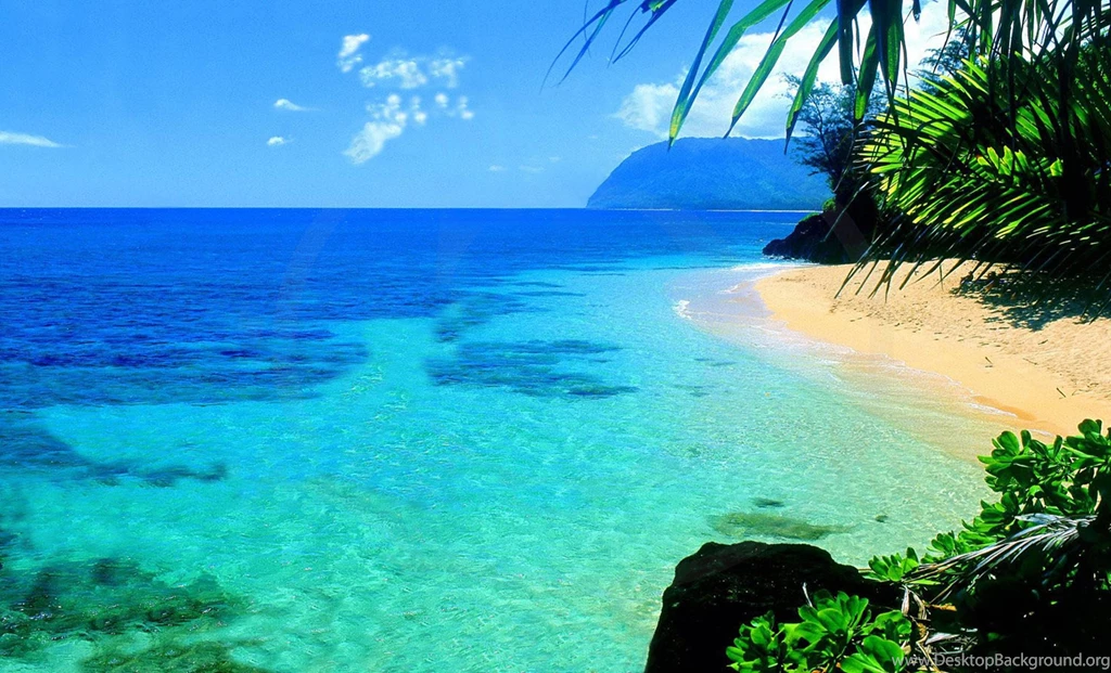 Tranquil Aqua Blue Lagoon Kauai Hawaii (