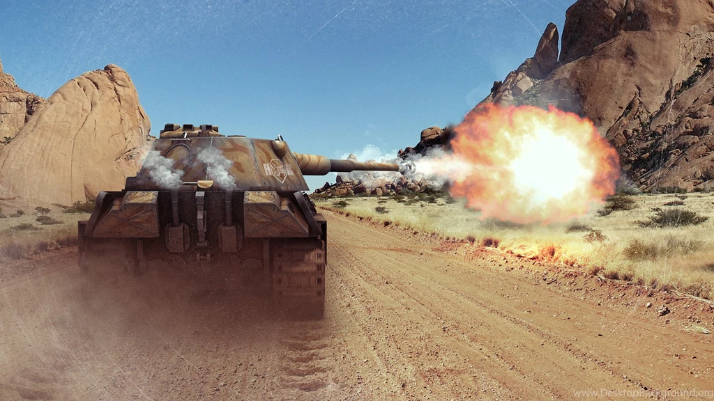 Wallpapers World Of Tanks Tanks Fire Firing PzKpfw V Panther Games ...