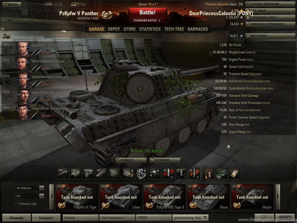 PONY] A Ponygoons World Of Tanks Clan   View Topic • The Round Stable